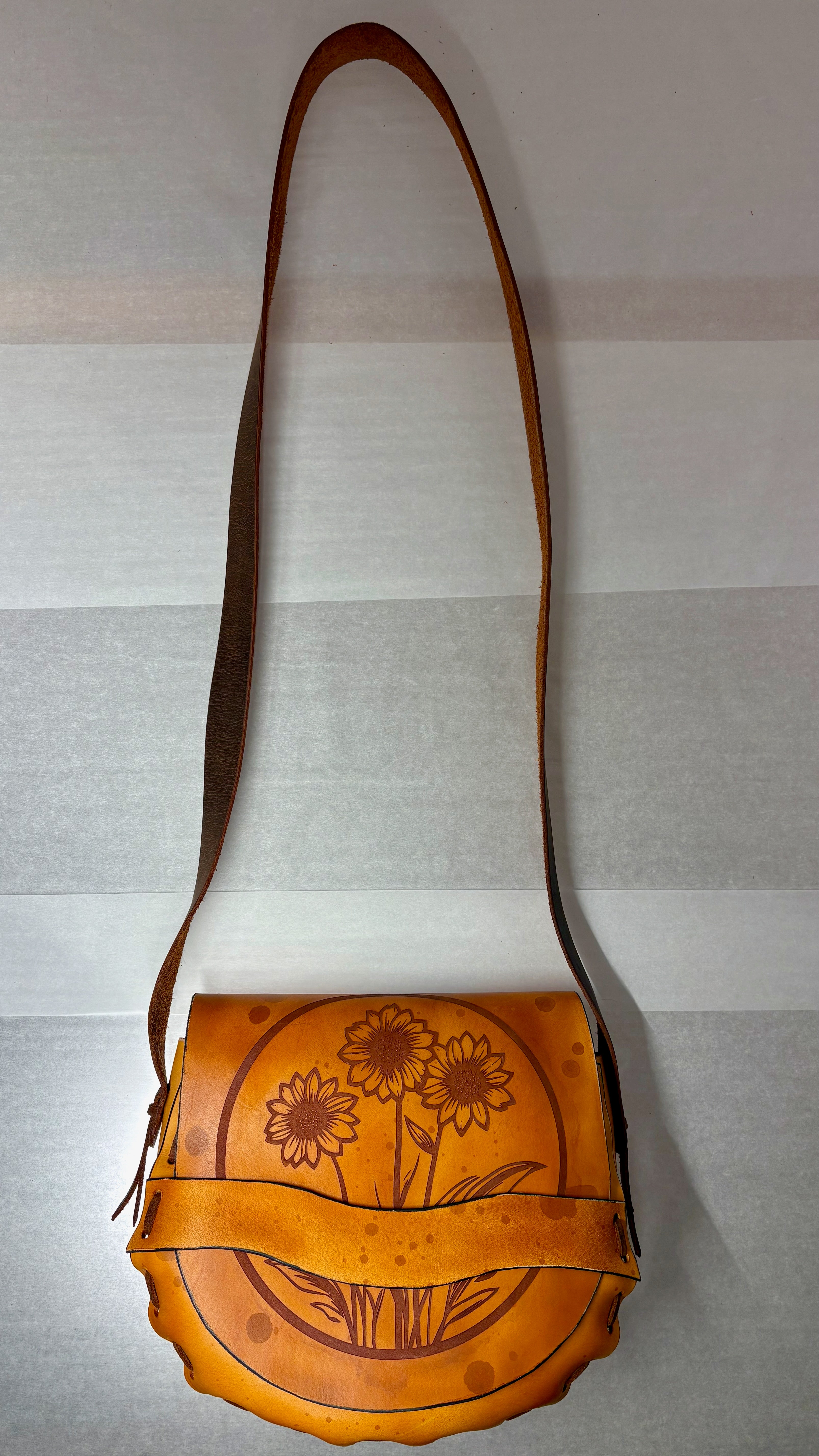 Sunflower in the City - Large Crossbody