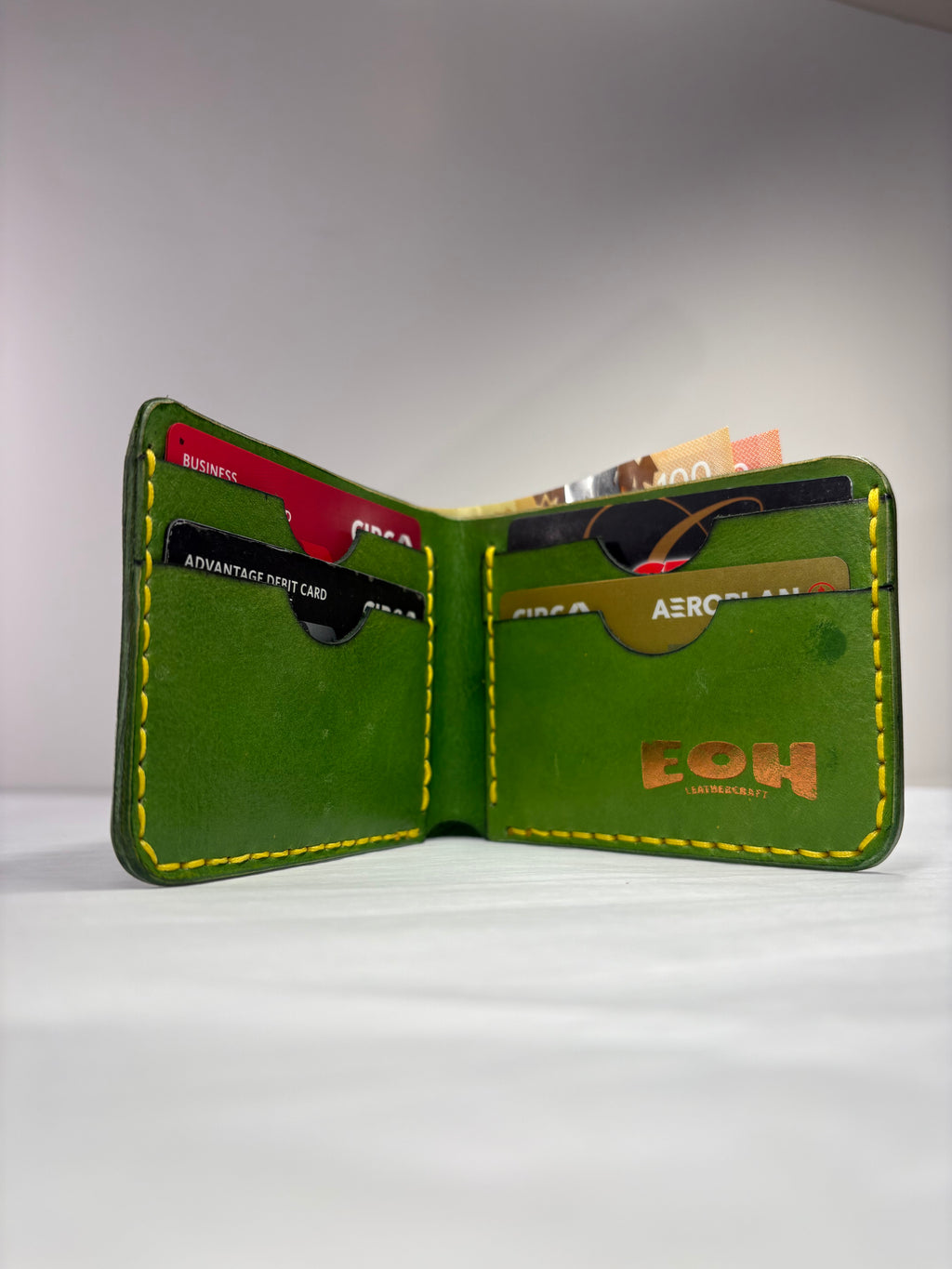 Hand Dyed Bi-fold Wallet