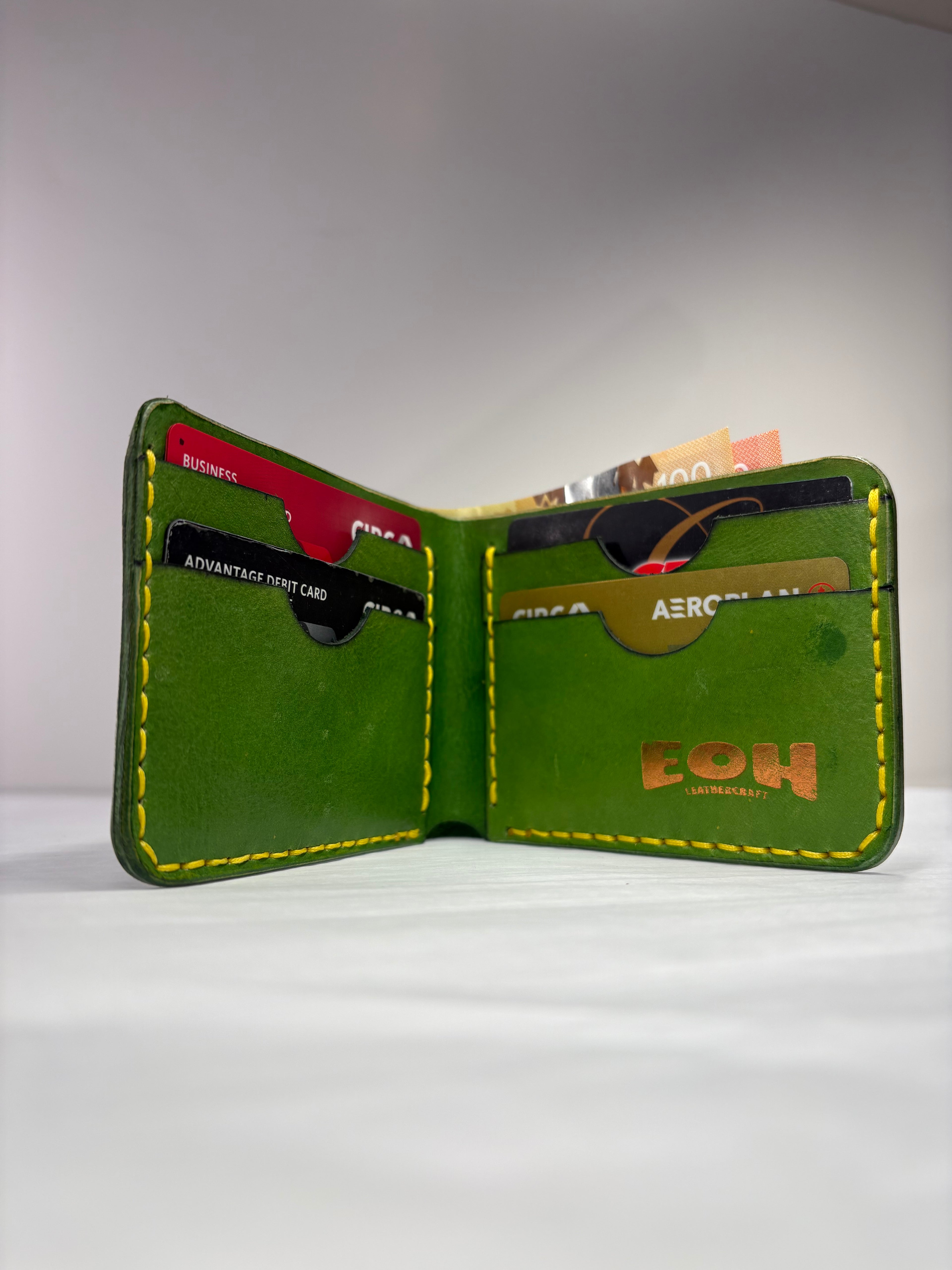 Hand Dyed Bi-fold Wallet