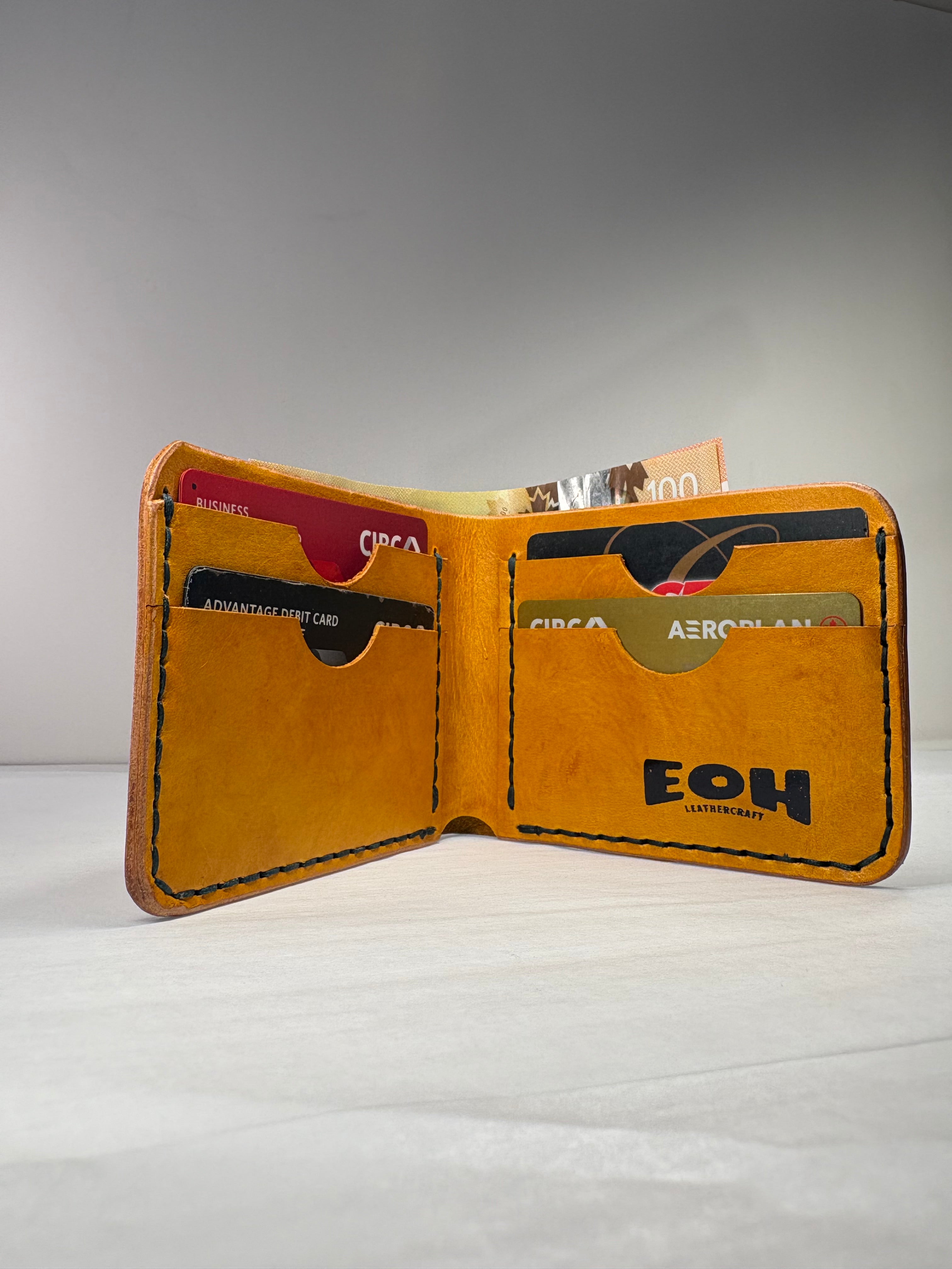 Hand Dyed Bi-fold Wallet