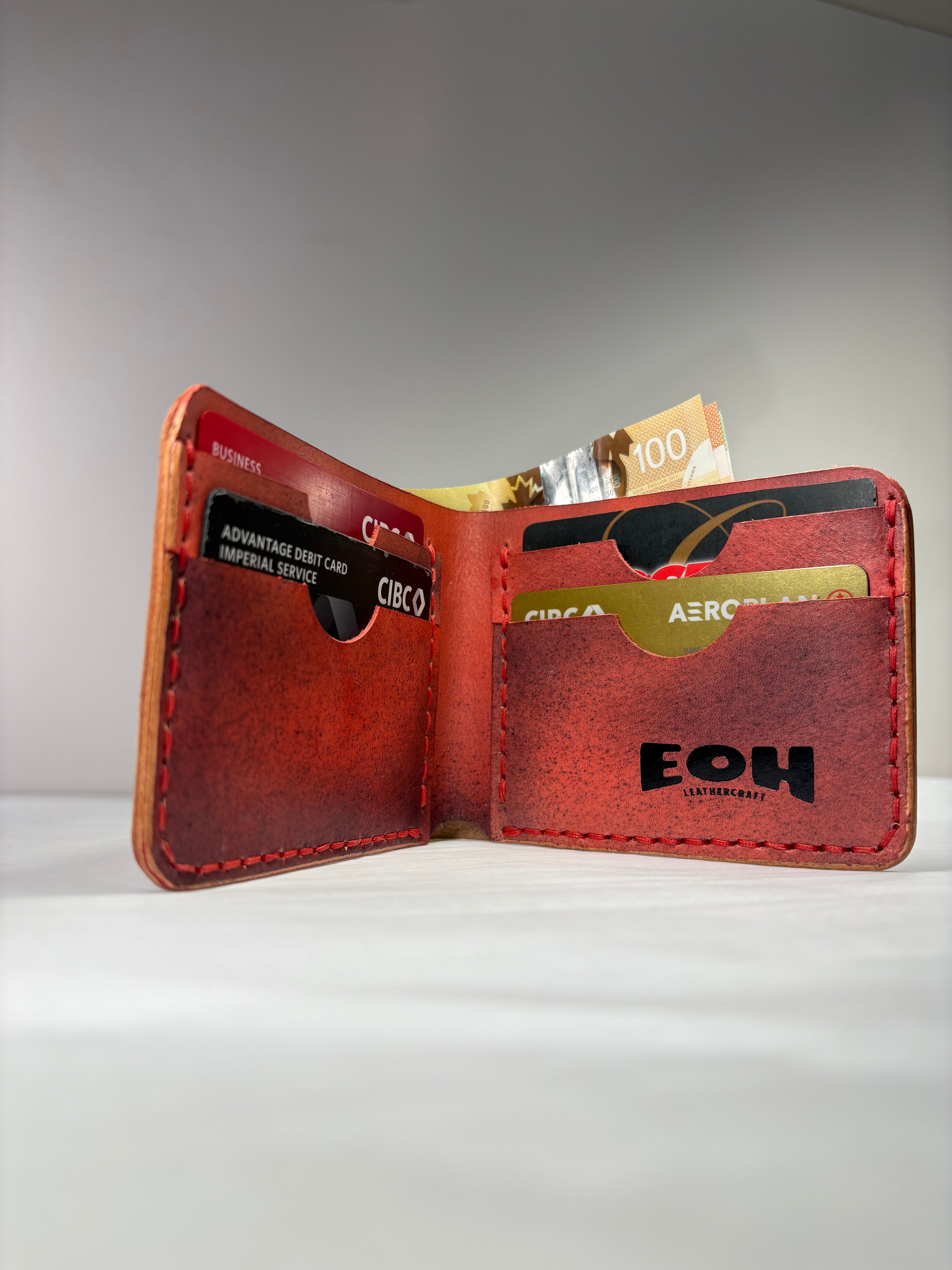 Hand Dyed Bi-fold Wallet