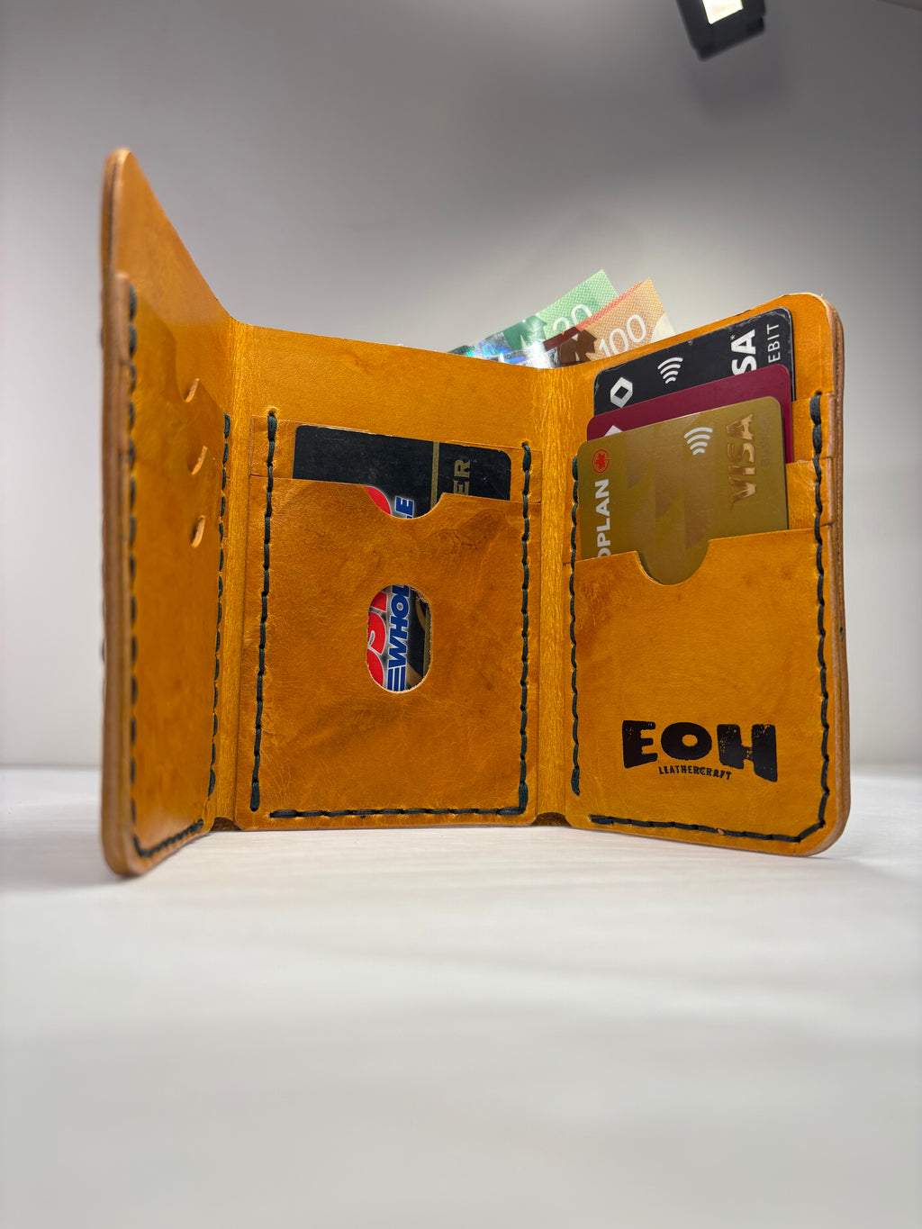 Hand Dyed Trifold Wallet